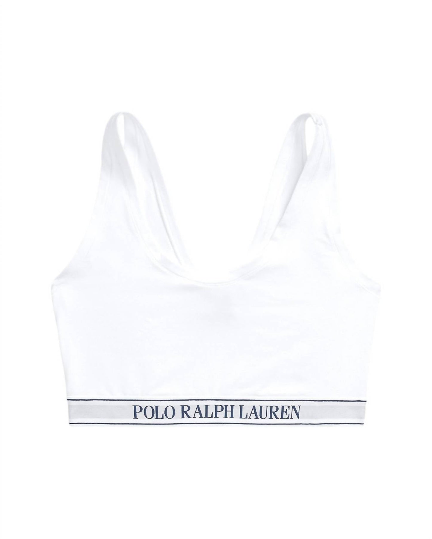 Polo Ralph Lauren - Repeat-Logo Scoop Cropped Tank