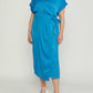 Entro - Satin Wrap Dress