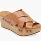 Chocolat Blu - Women Yetta Platform Wedge Slide Sandal