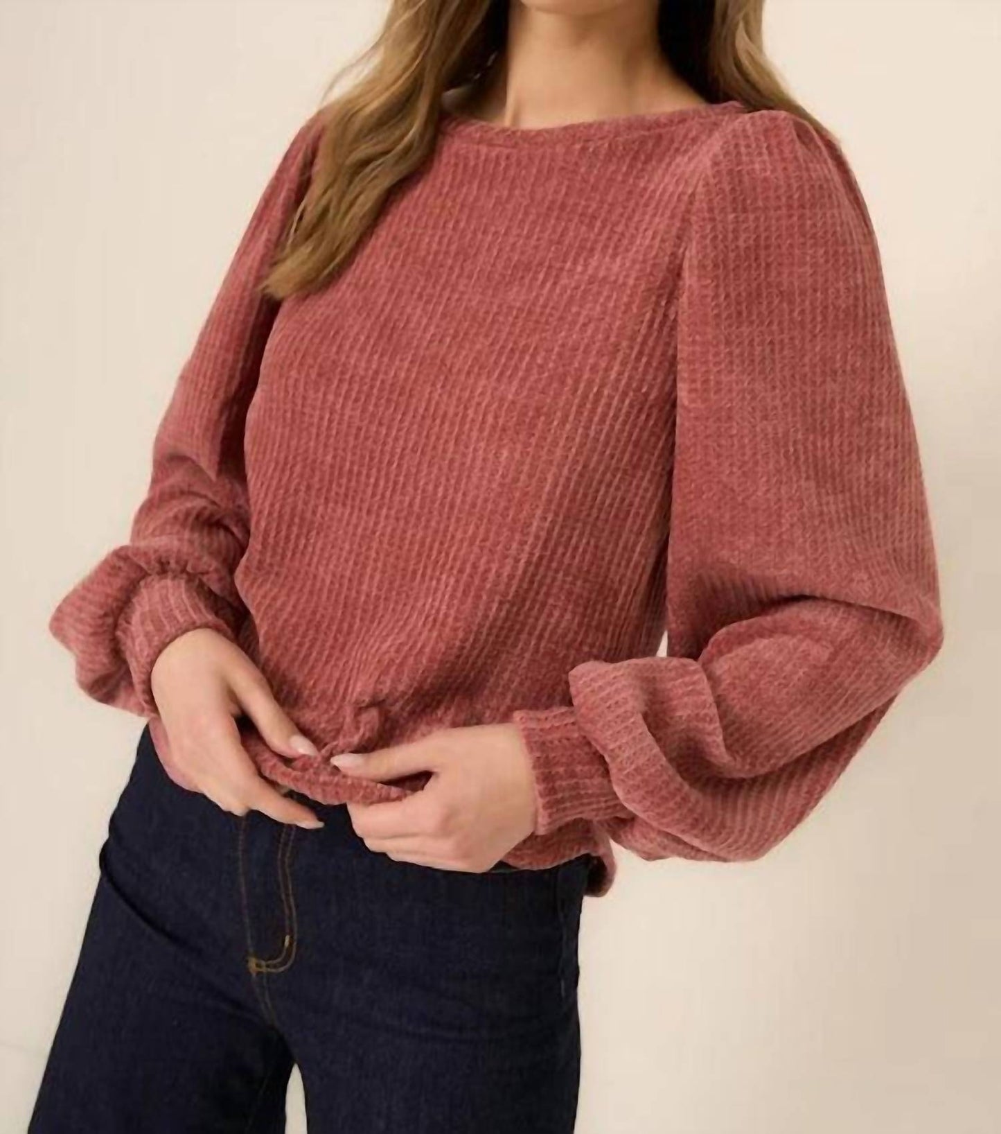 Project Social T - Just Because Chenille Longsleeve