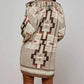 L'Agence - Jair Jacquard Fringe Cardigan