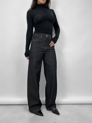 Emory Park - Fleece Lined Thermal Wide Leg Jeans
