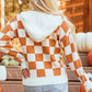 1 The Woman - Long Sleeve Check Sweater