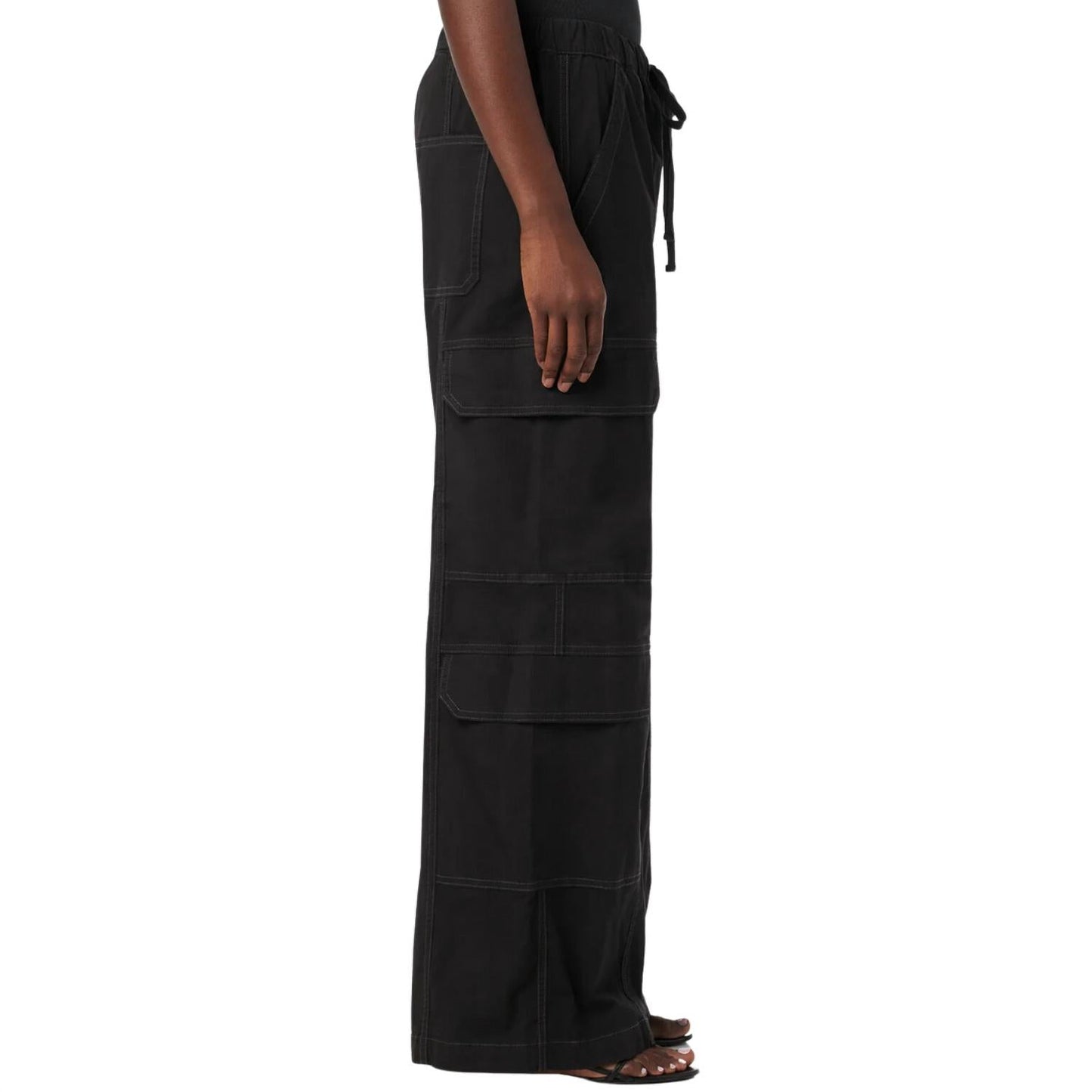 Hudson - Drawstring Parachute Wide Leg Cargo Pant