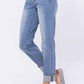 Judy Blue - High Rise Cuffed Hem Vintage Boyfriend Jeans