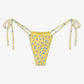 Frankies Bikinis - Tidal Floral Micro Bikini Bottom
