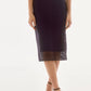 Joseph Ribkoff - High-waist Knitted Pencil Skirt