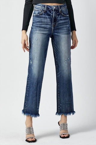 Risen - High Rise Straight Jeans