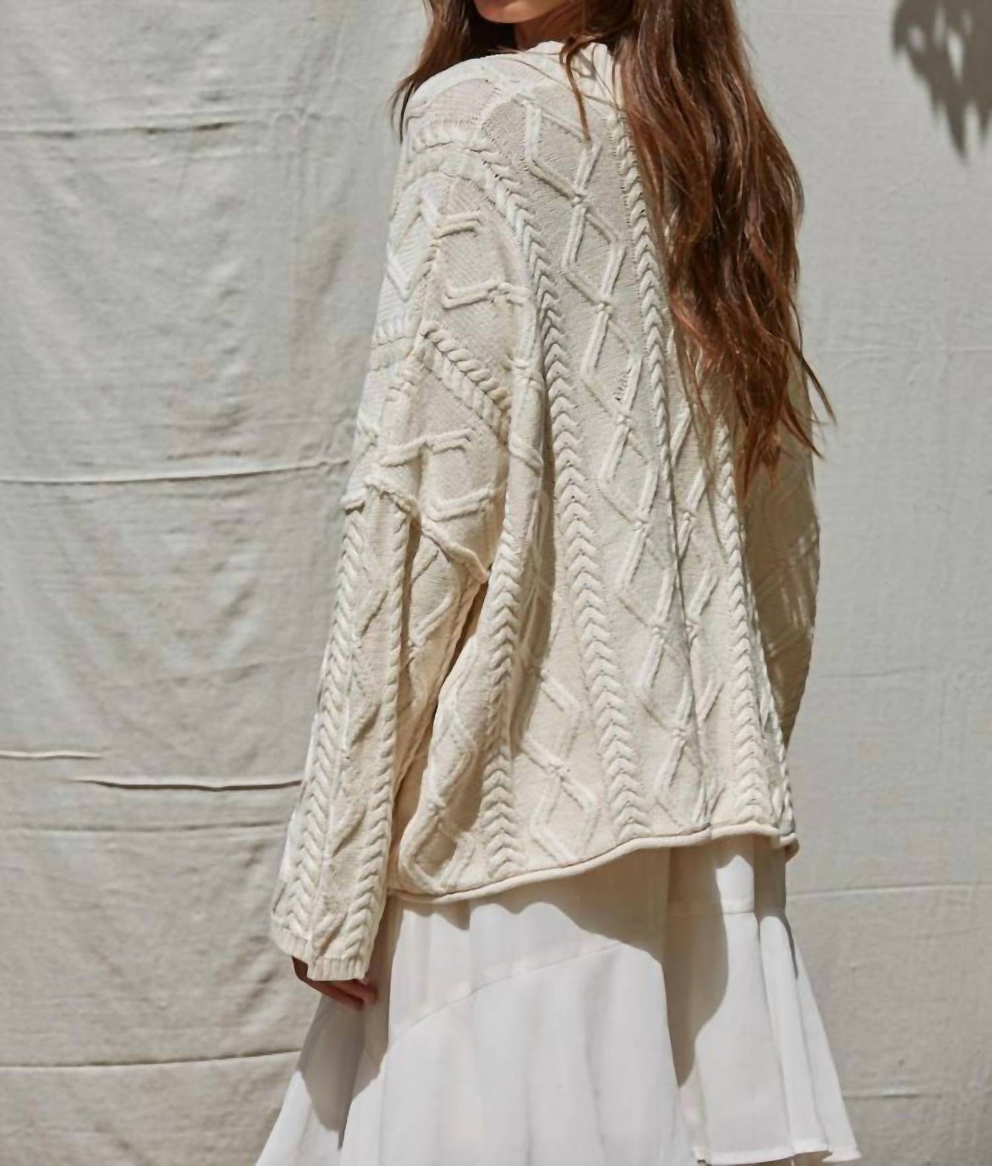 By Together - Anais Cable Knit Cardigan