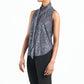 Clara Sun Woo - Shimmer Sequin Mock Neck Tie Top
