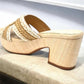 Chocolat Blu - Women's Gen Raffia Sandal