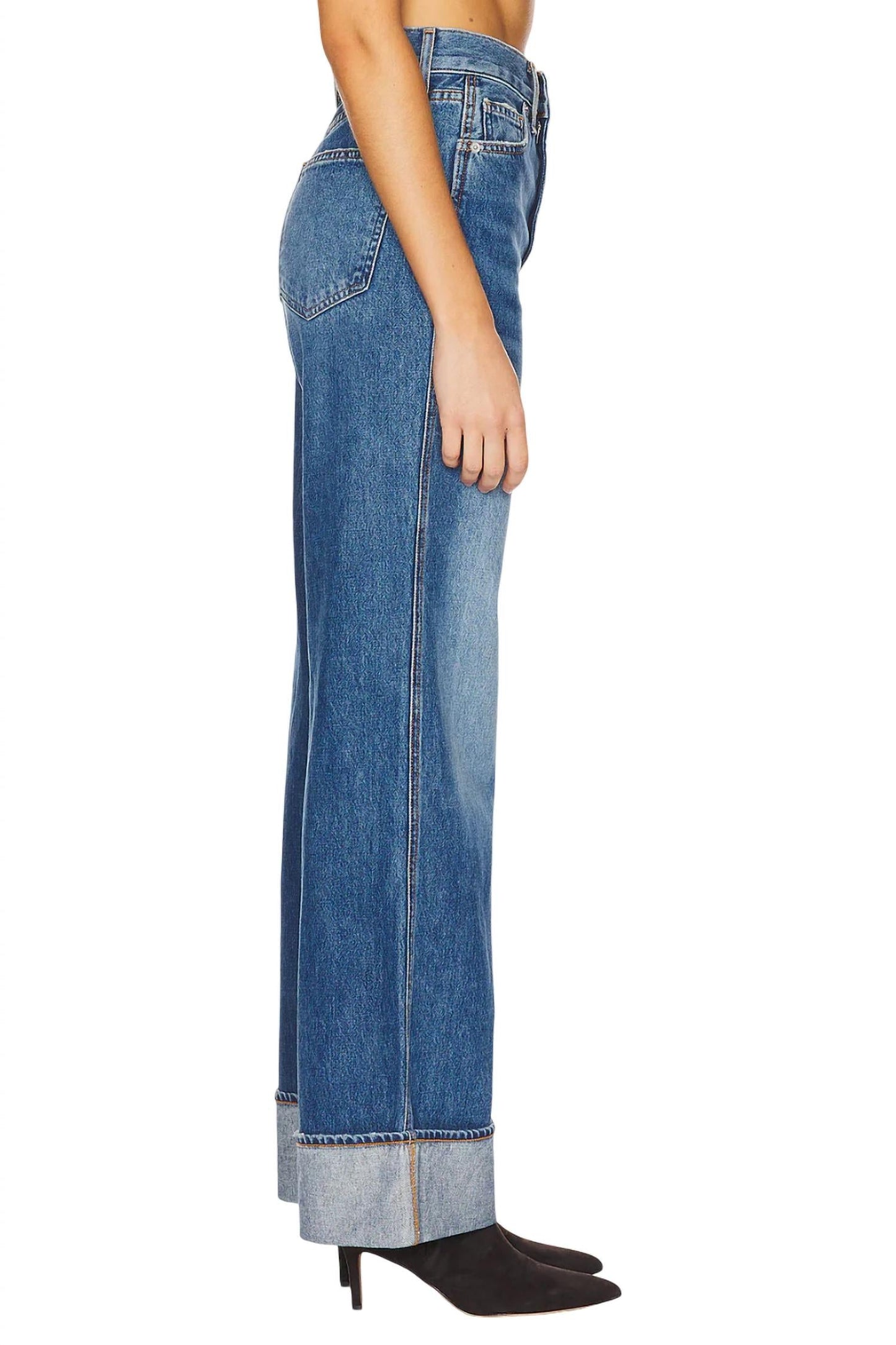 Veronica Beard - Taylor High Rise Wide Leg Jeans