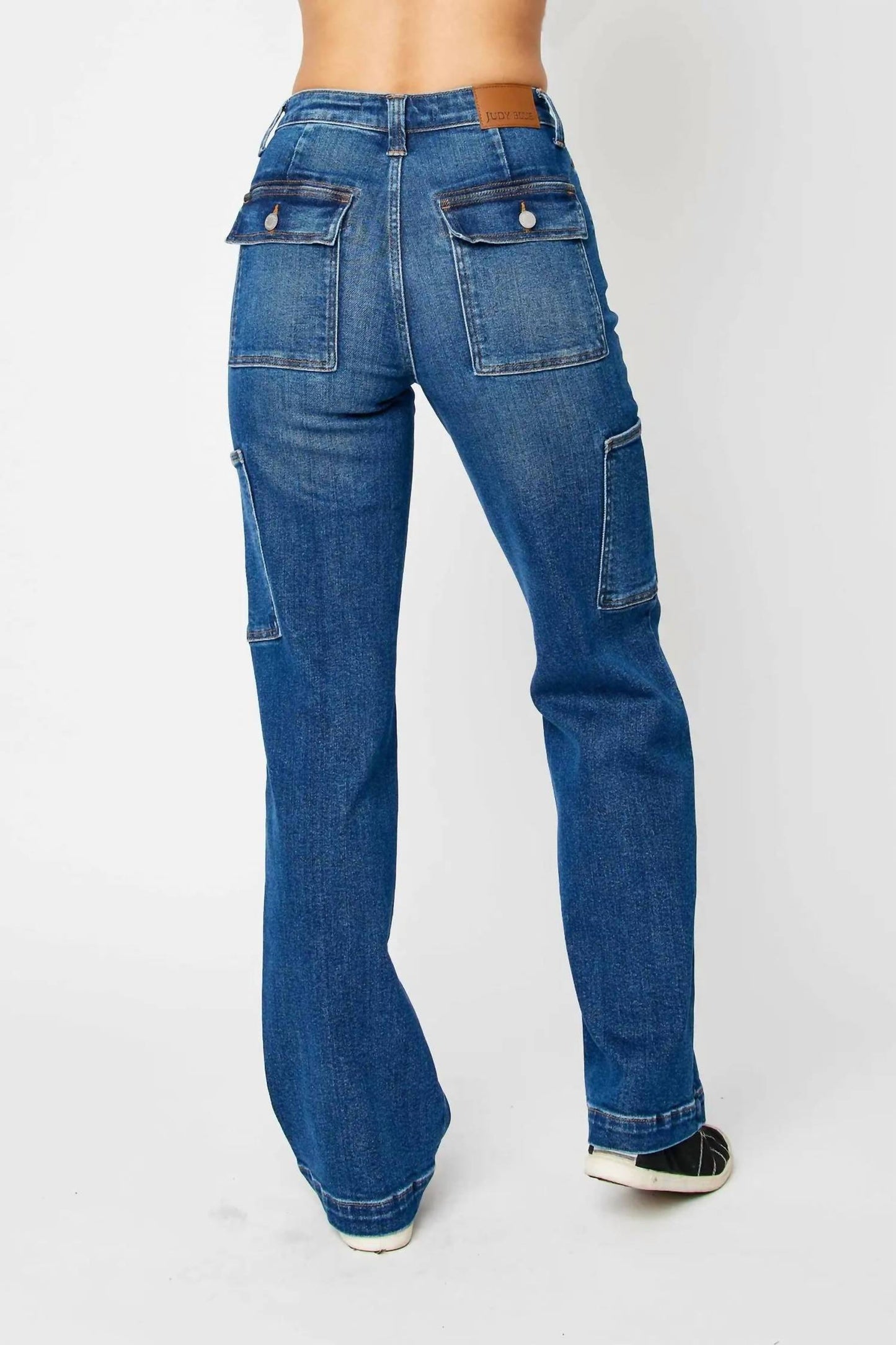 Judy Blue - Cargo Wide Leg Jeans