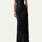 Carolina Herrera - Lace Sequined Strapless Gown