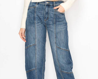 Artemis Vintage - High Rise Relaxed Barrel Jeans