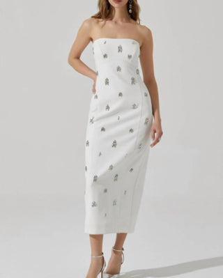 Astr - Camryn Embellished Midi Dress