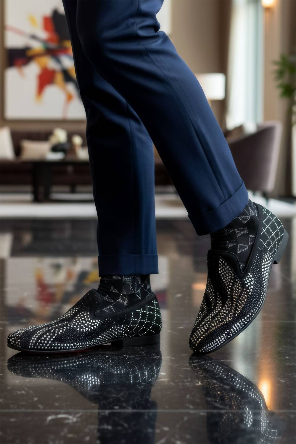 Barabas - Men's Jaggy Boy Slip-on Loafers