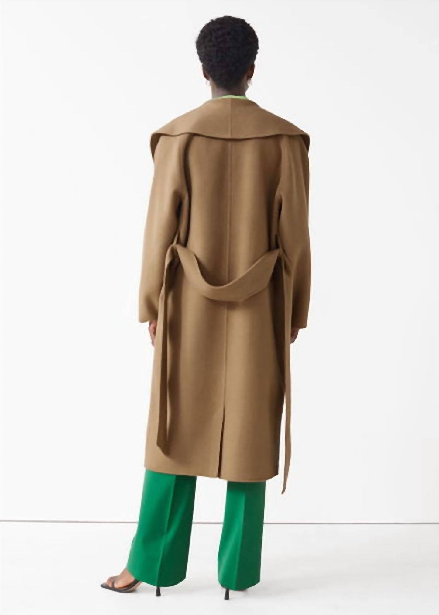 & Other Stories - Oversized Shawl-collar Wool Coat