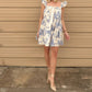 Aureum - Caroline Toile Ruffle Mini Dress