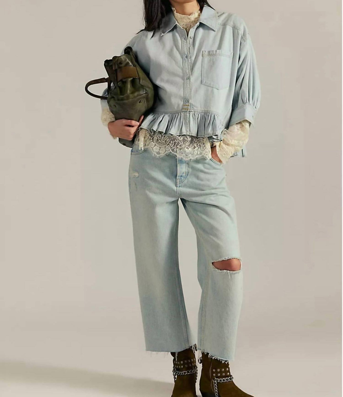 Free People - Bailey Denim Shirt