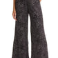 Roxy Small Hours Wide Leg Pants in Anthrocite Lovely Day, Size Medium