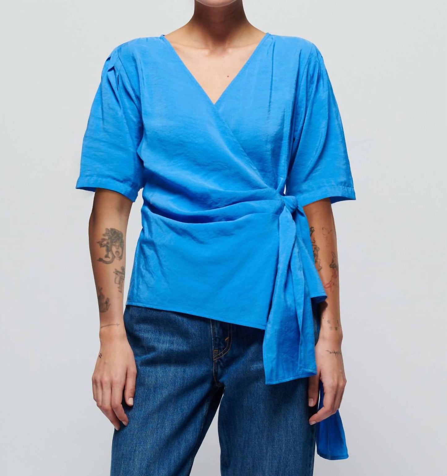 Nation Ltd - Luisa Tie Front Top