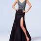 Mac Duggal - Jeweled Illusion Bodice Jersey Prom Dress