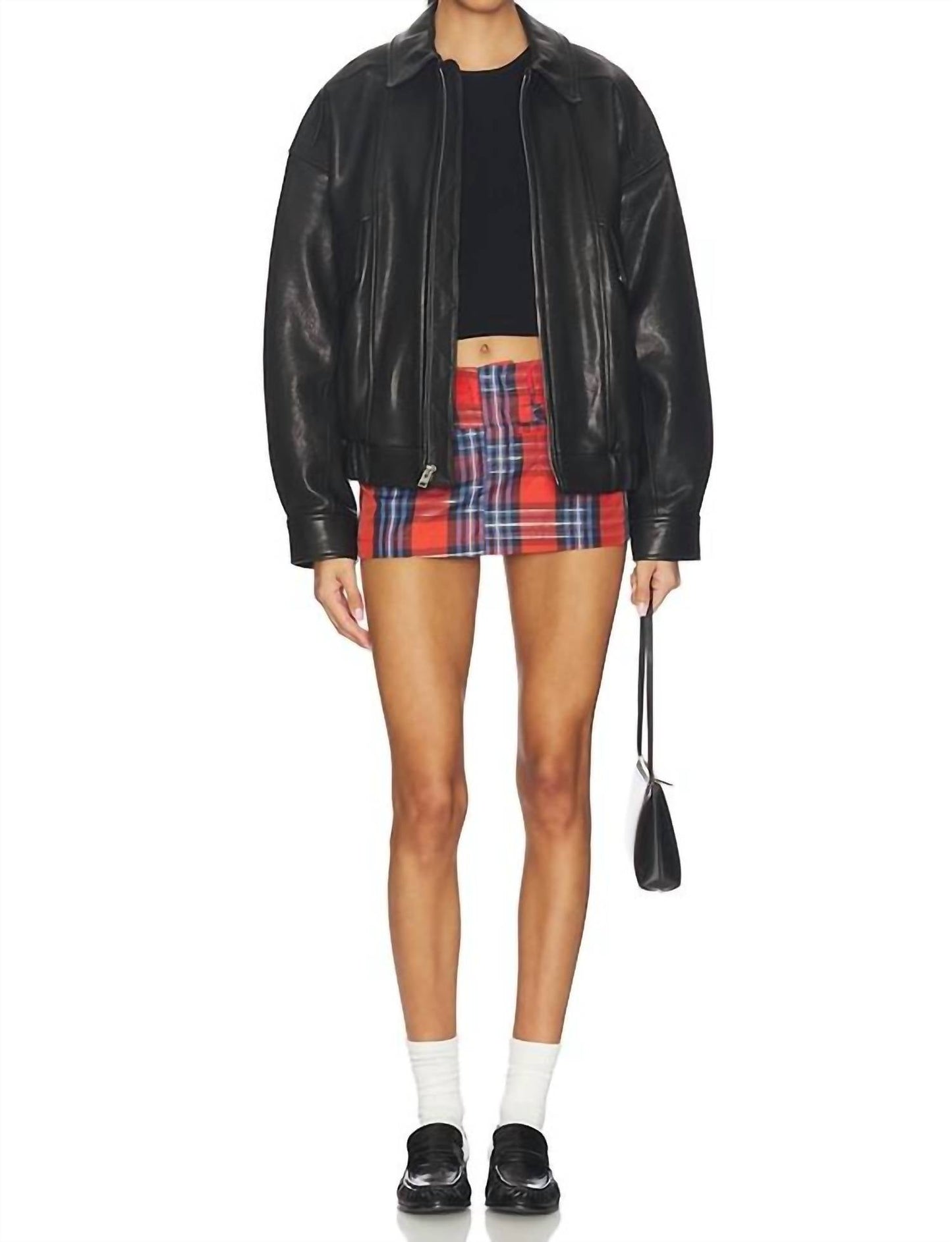 Free People - Micro Plaid Mini Skirt