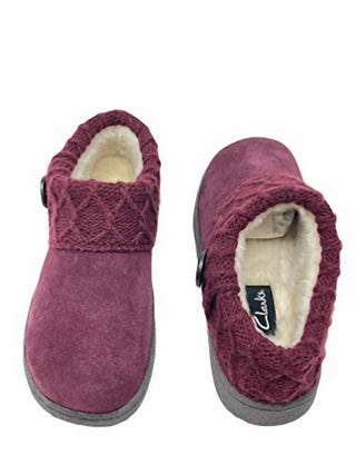 Clarks - Women's Sweater Collar Slippers