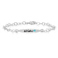 Jessica Elliot - Women's Colorful Words Enamel Bracelets - Wish