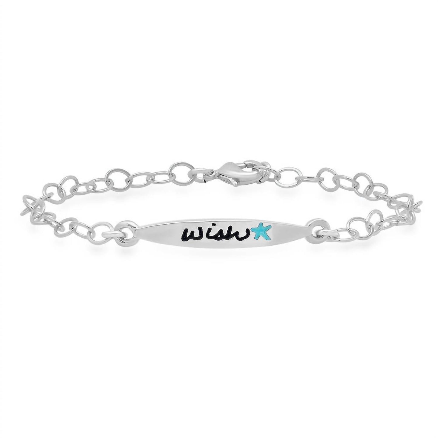 Jessica Elliot - Women's Colorful Words Enamel Bracelets - Wish