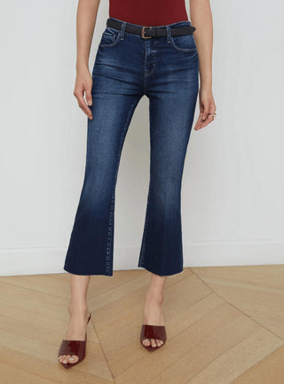 L'Agence - Kendra High Rise Crop Flare Jeans