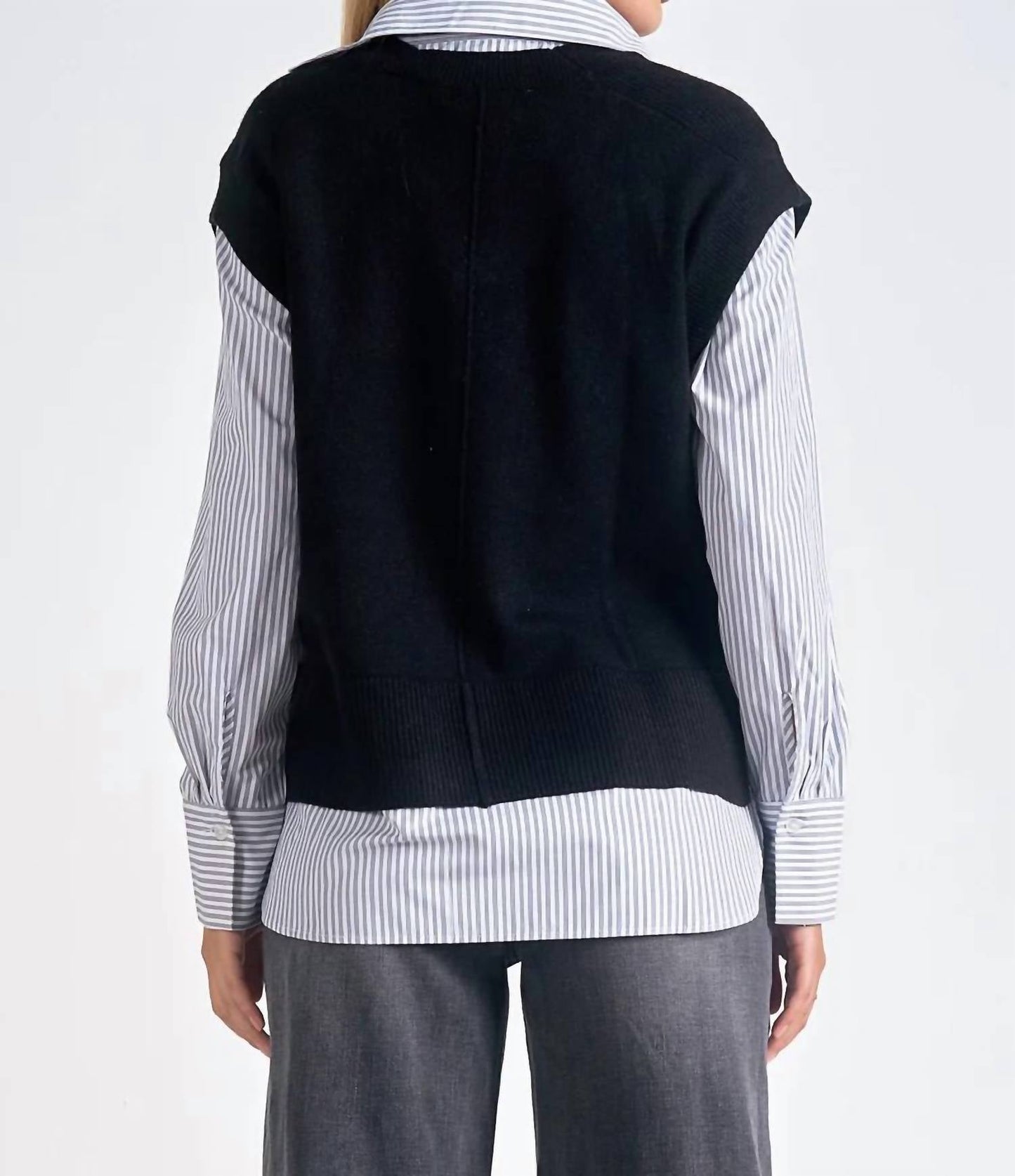 Elan - Essex Sweater Vest Top