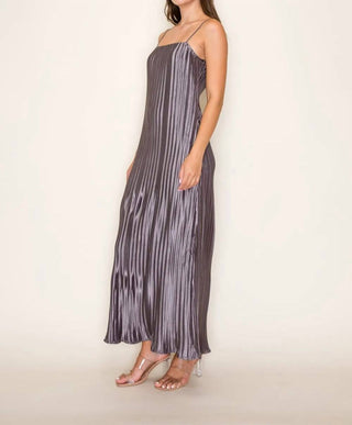 B.Right - Plisse Sleeveless Midi Dress