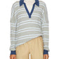 Free People - Striped Travis Polo Top