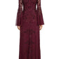 Aidan Mattox - Beaded Bell Sleeve Gown