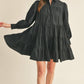 &Merci - Tiered Button Down Mini Dress