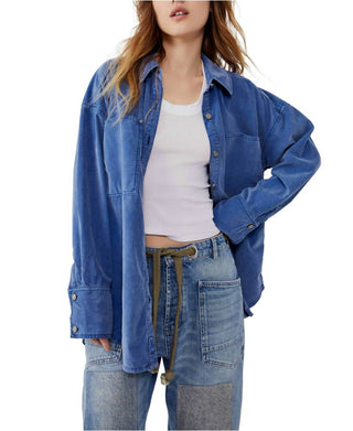 Free People - Baby Cord Buttondown Shirt Jacket