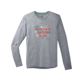 Brooks - RUN MERRY DISTANCE GRAPHIC LONG SLEEVE SHIRT