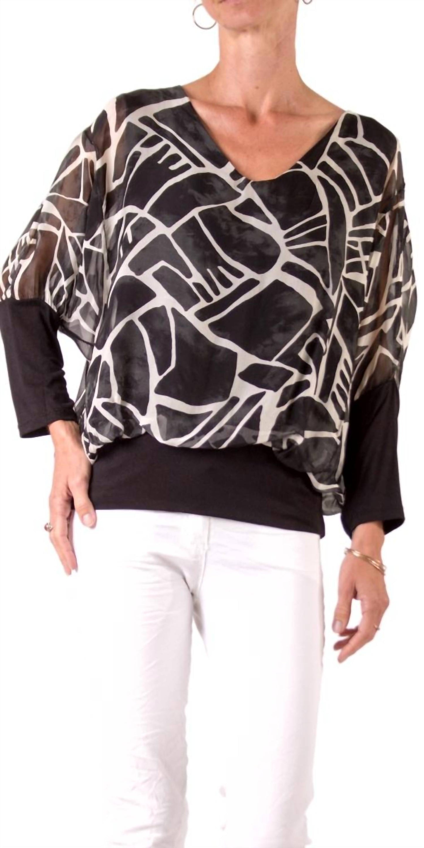 Gigi Moda - Cavoli Astratta Blouse