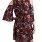 Umgee - Floral Cold Shoulder Dress
