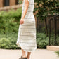 Z Supply - Calabasas Striped Midi Dress
