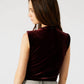 Steve Madden - Essen Plum Velvet Tank Bodysuit