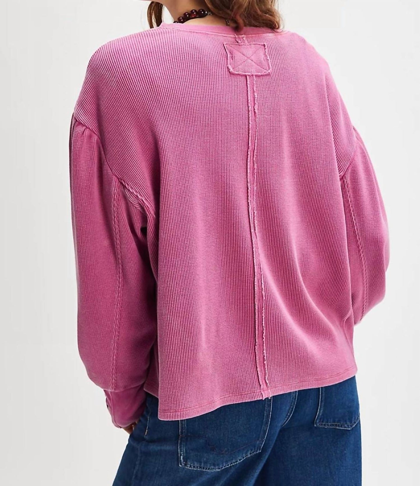 Free People - Lapis Cuff Long Sleeve Top