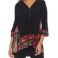 Joseph Ribkoff - Abstract Stripes High Low Tunic