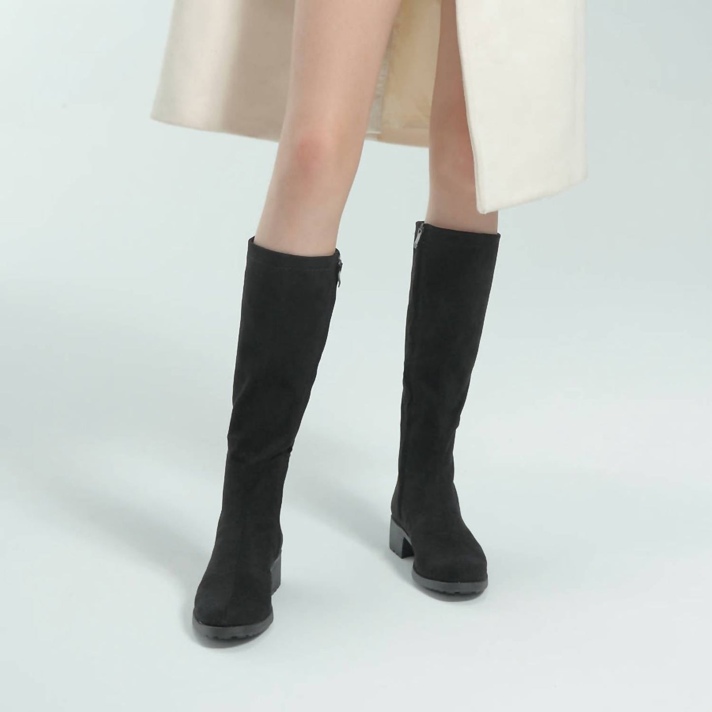 Bussola - Women's Alexis Suede Knee-high Boots