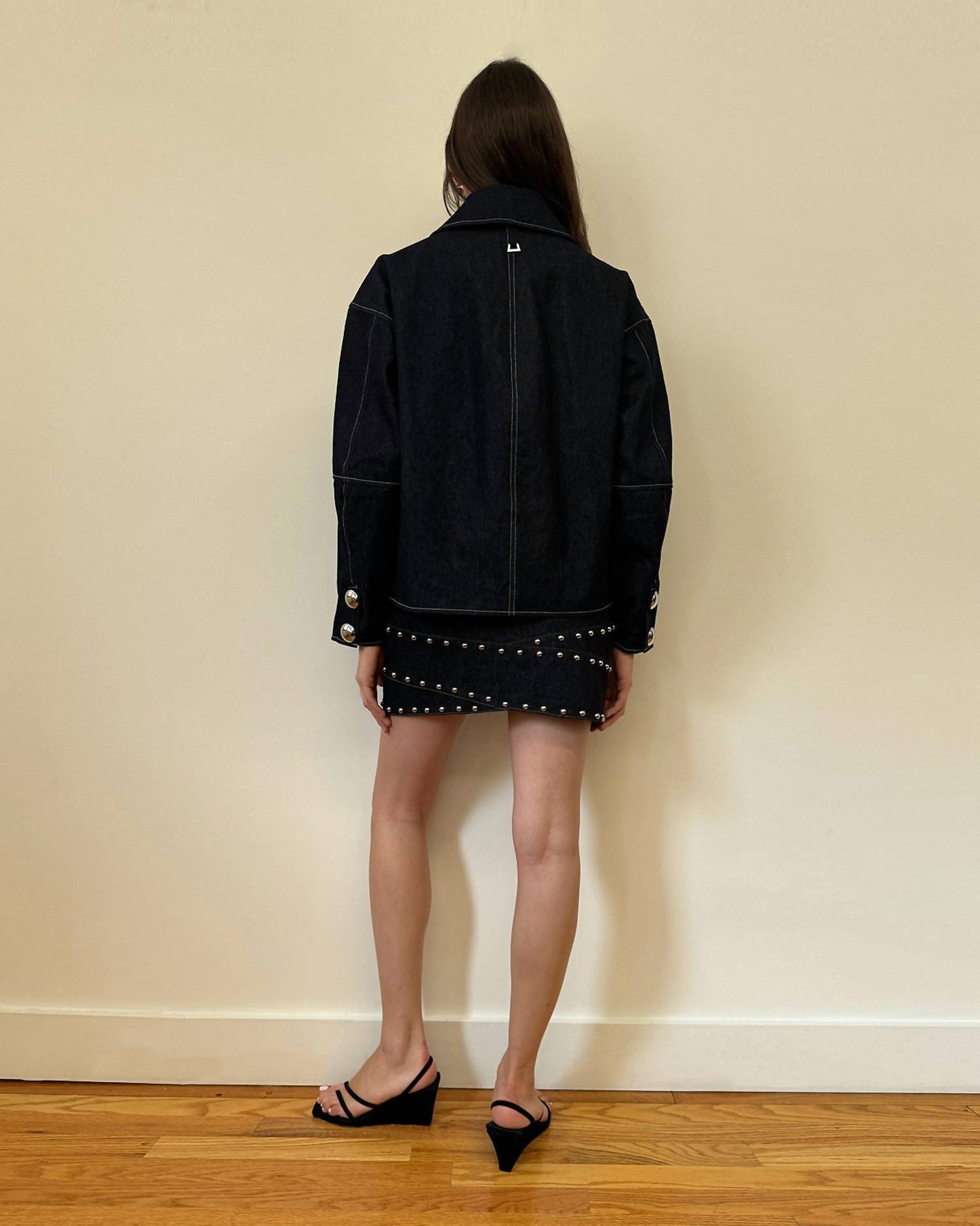 Apparis - Cropped Denim Jacket