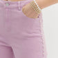 Entro - Dripping Pearl Denim Pants
