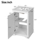 Bathroom Vanity With Sink, Freestanding Single Cabinet Set