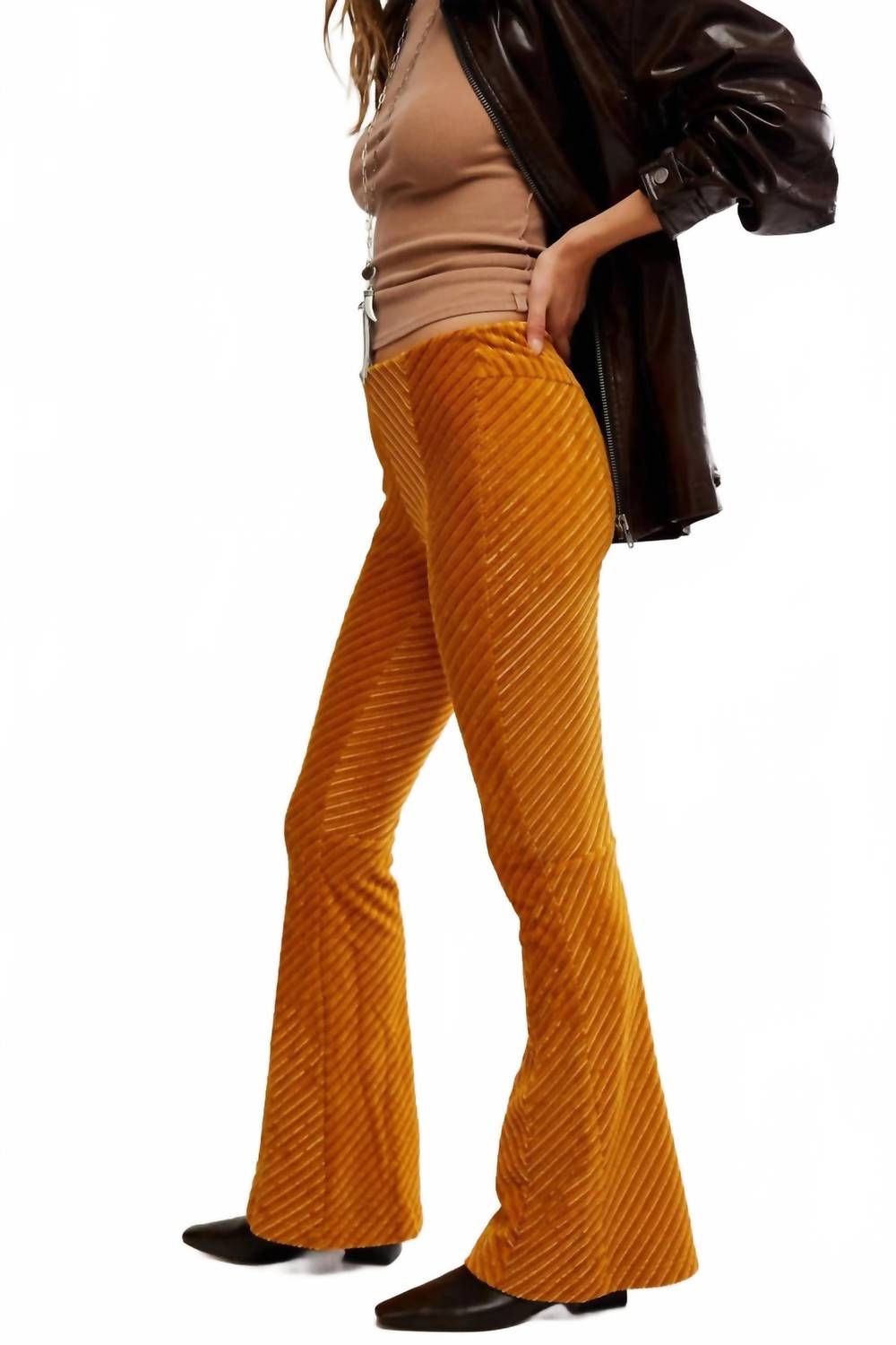 Free People - Penny Pull On Velvet Pants